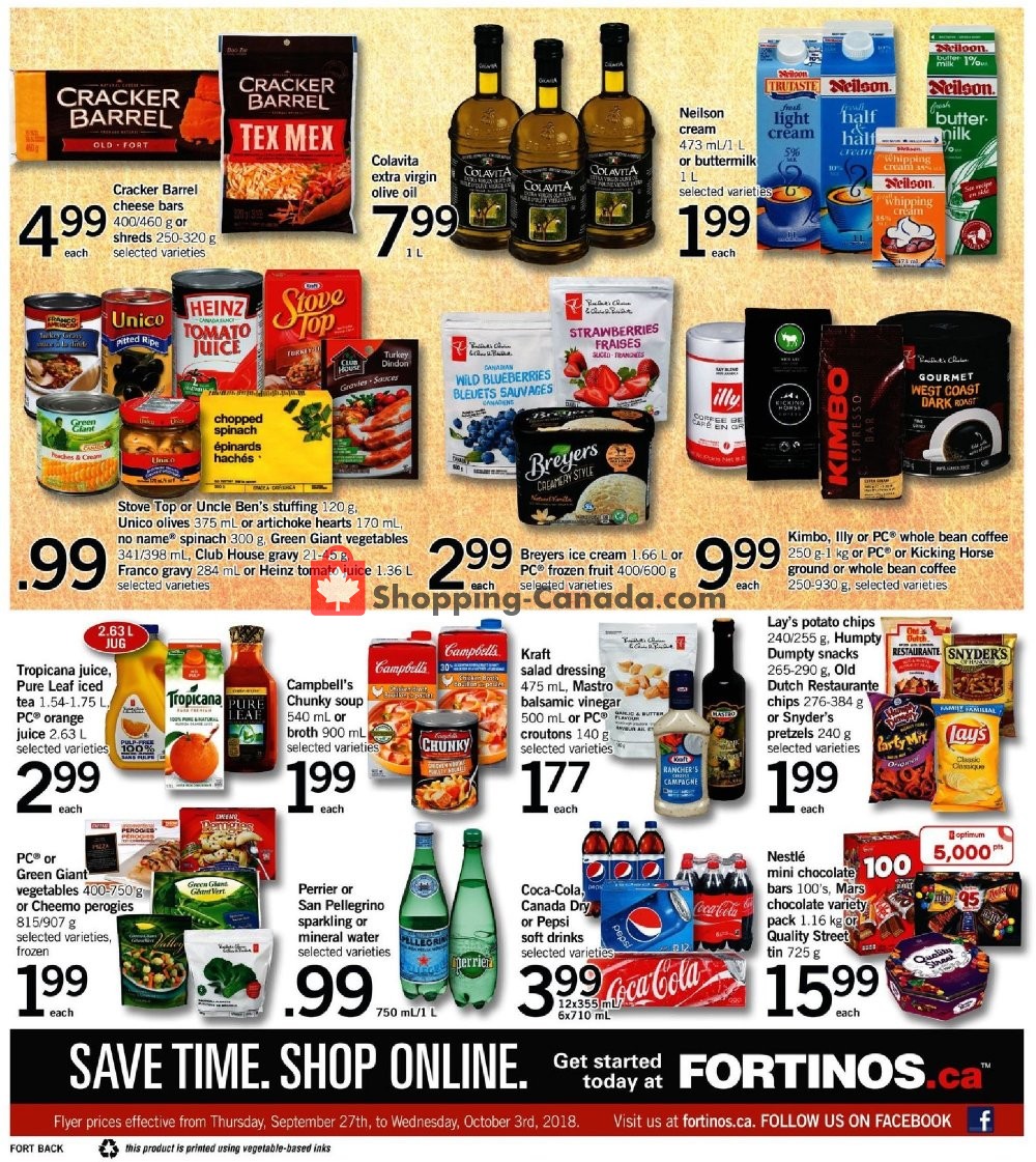 Fortinos flyer from Thursday September 27, 2018 to Wednesday October 3, 2018 - page 22