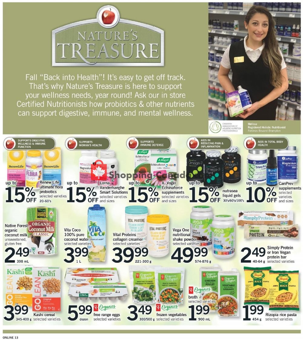 Fortinos flyer from Thursday October 15, 2020 to Wednesday October 21, 2020 - page 14