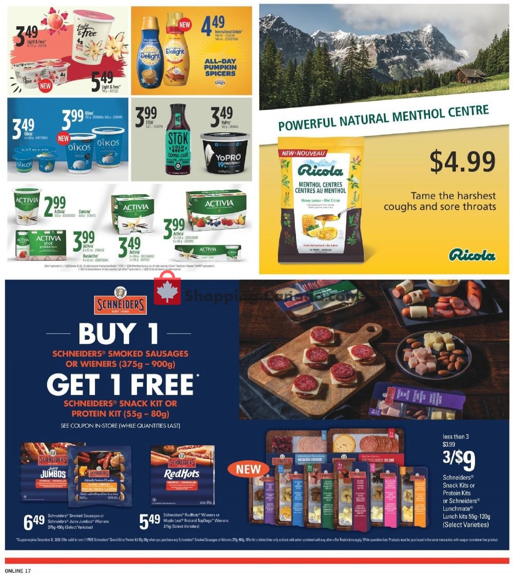 Fortinos flyer from Thursday October 15, 2020 to Wednesday October 21, 2020 - page 17