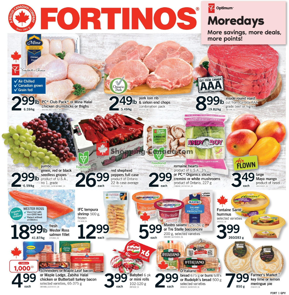 Fortinos flyer from Thursday August 27, 2026 to Wednesday September 2, 2026 - page 1