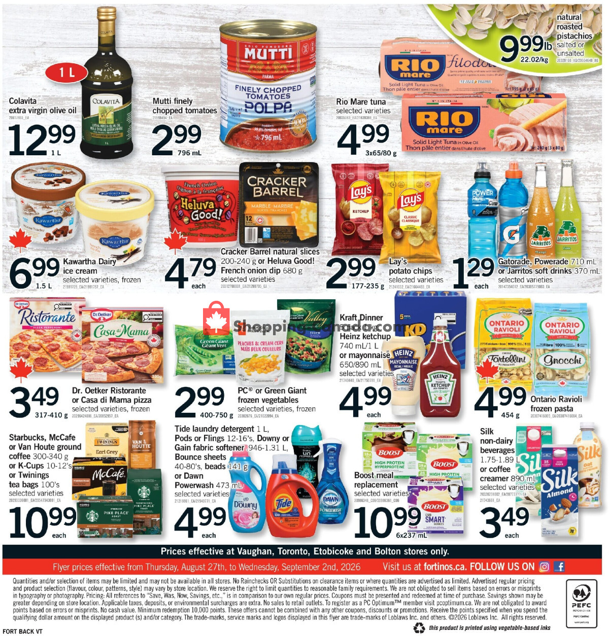 Fortinos flyer from Thursday August 27, 2026 to Wednesday September 2, 2026 - page 2