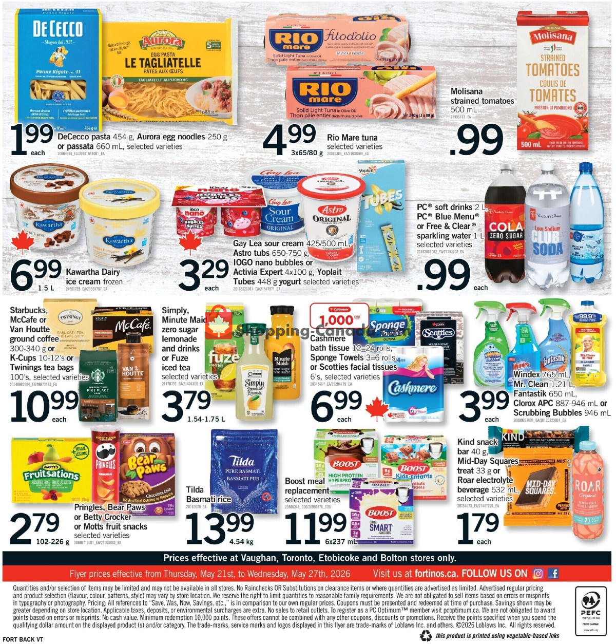 Fortinos flyer from Thursday May 21, 2026 to Wednesday May 27, 2026 - page 34