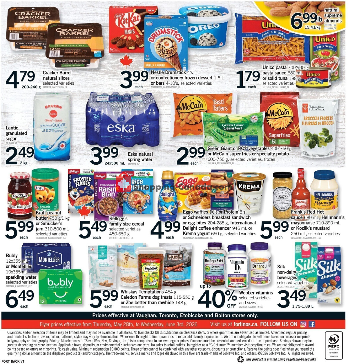 Fortinos flyer from Thursday May 28, 2026 to Wednesday June 3, 2026 - page 22