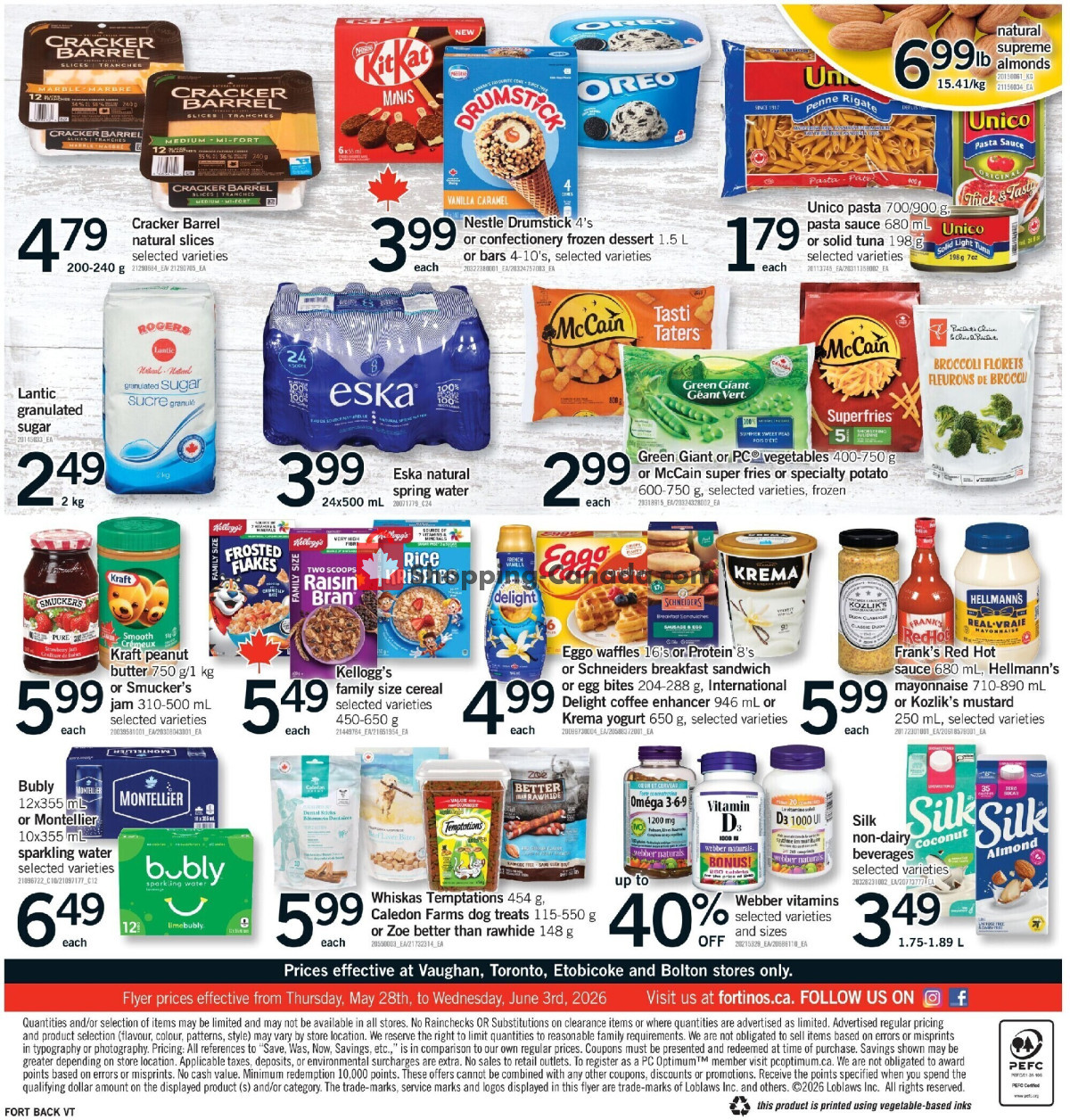 Fortinos flyer from Thursday May 28, 2026 to Wednesday June 3, 2026 - page 8