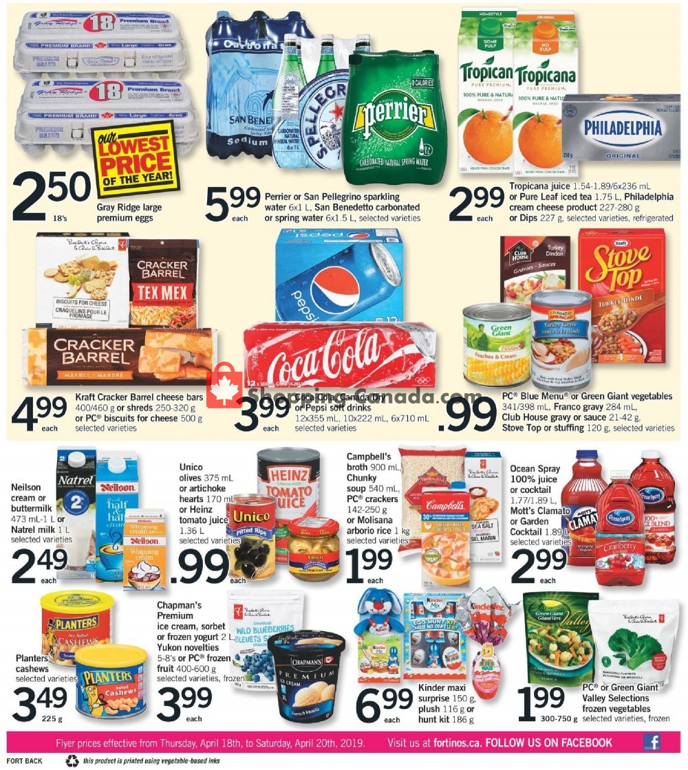 Fortinos flyer from Thursday April 18, 2019 to Saturday April 20, 2019 - page 4