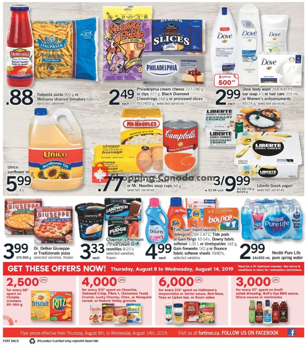 Fortinos flyer from Thursday August 8, 2019 to Wednesday August 14, 2019 - page 2