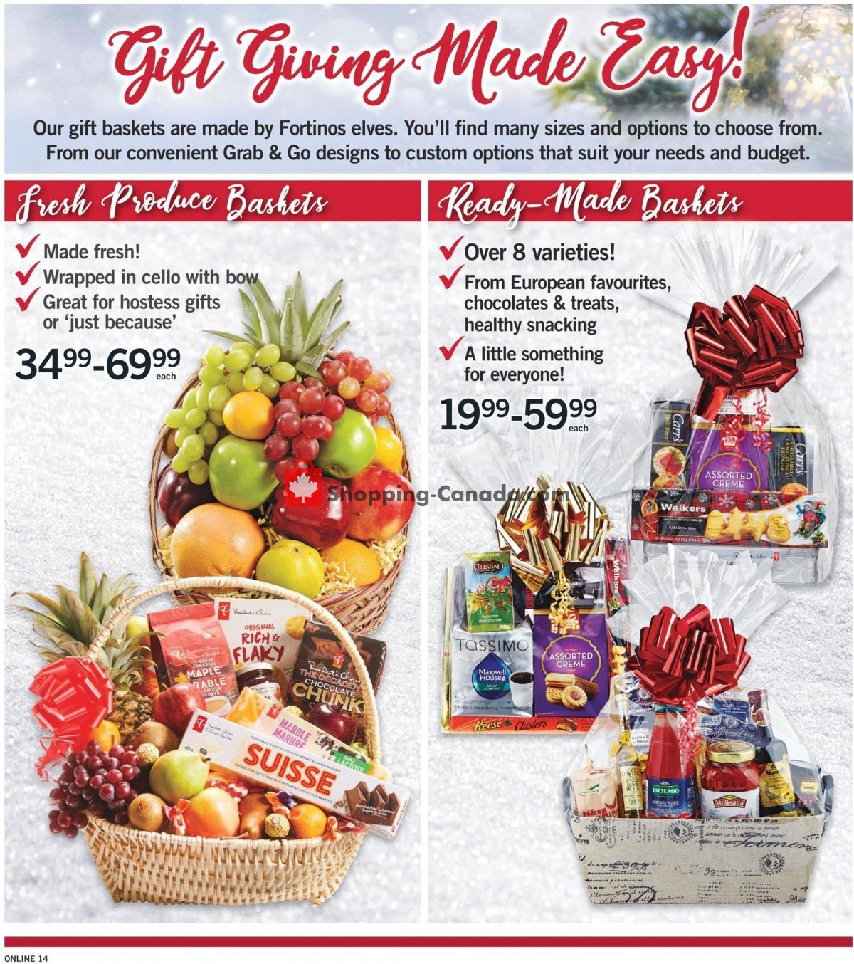 Fortinos flyer from Thursday December 2, 2021 to Wednesday December 8, 2021 - page 14