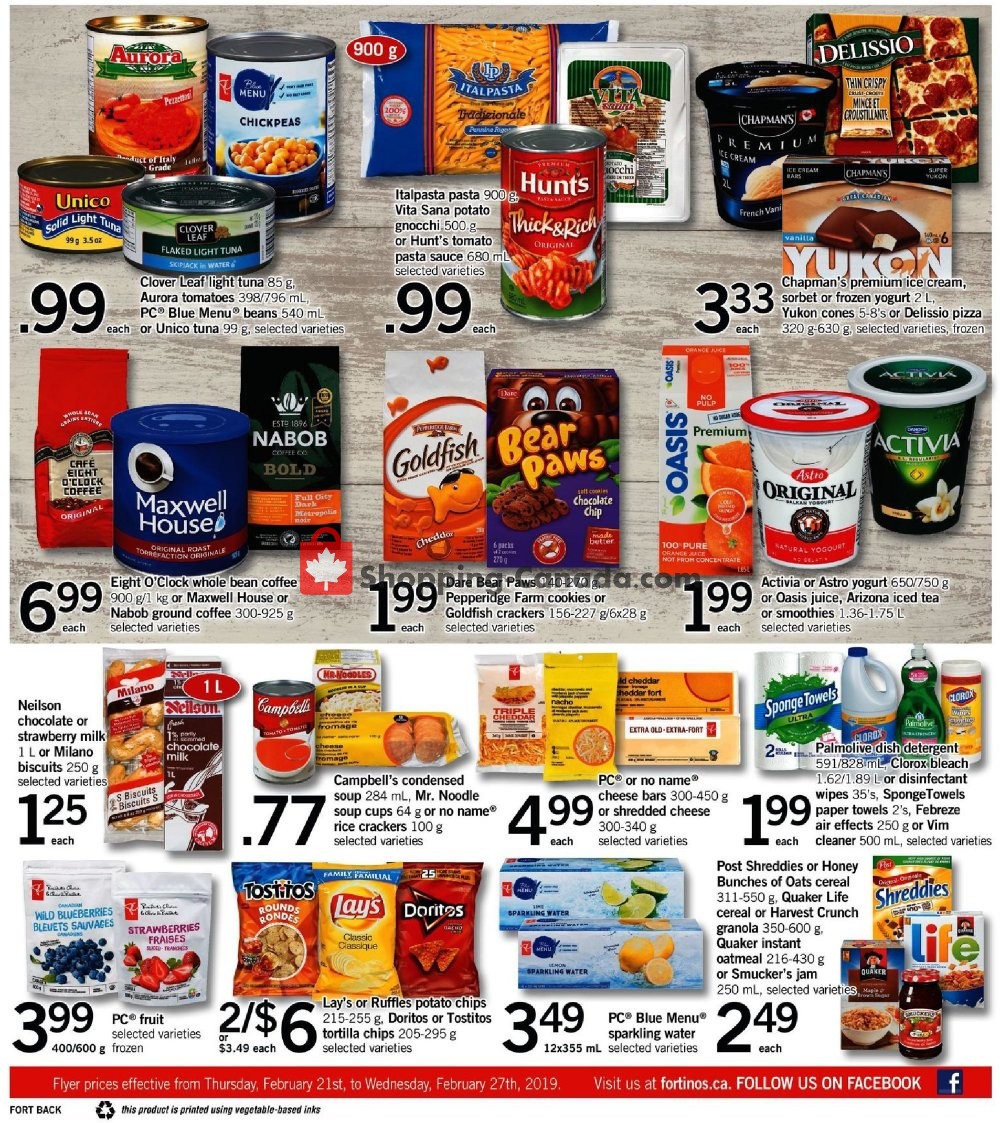 Fortinos flyer from Thursday February 21, 2019 to Wednesday February 27, 2019 - page 2