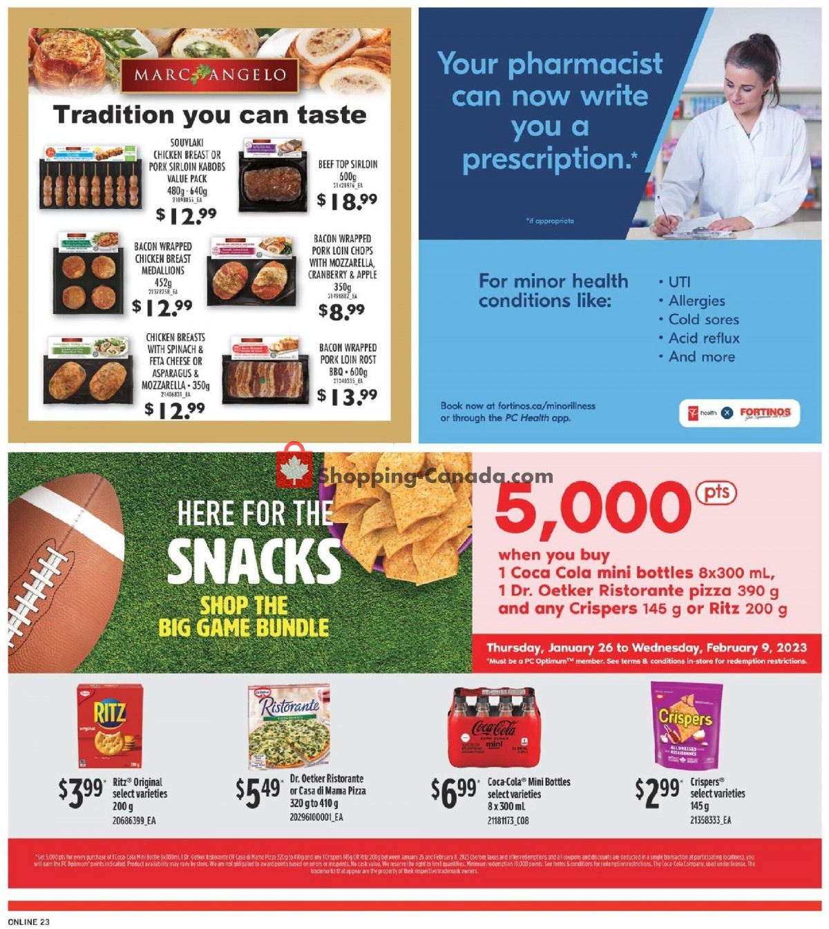 Fortinos flyer from Thursday January 26, 2023 to Wednesday February 1, 2023 - page 23