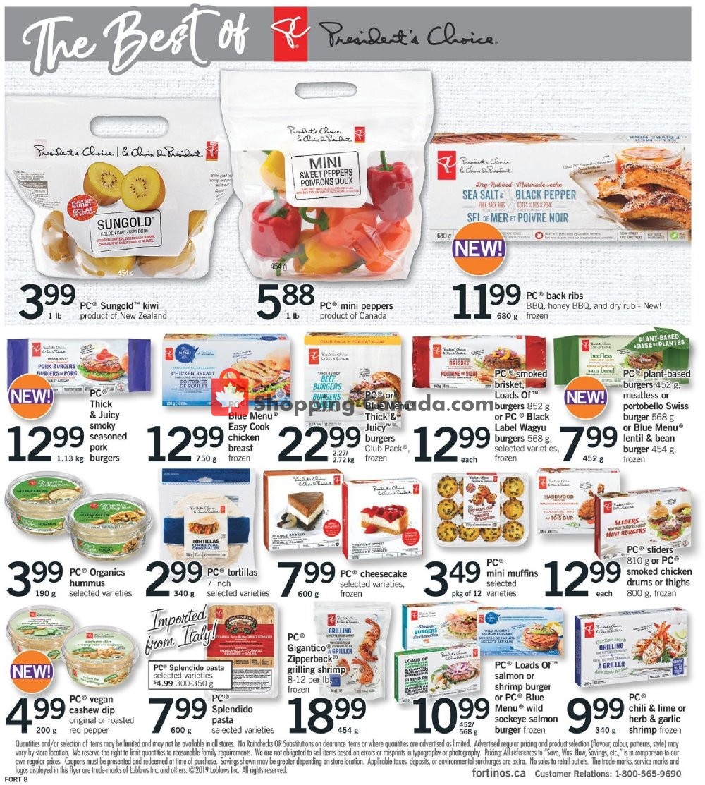 Fortinos flyer from Thursday July 11, 2019 to Wednesday July 17, 2019 - page 9