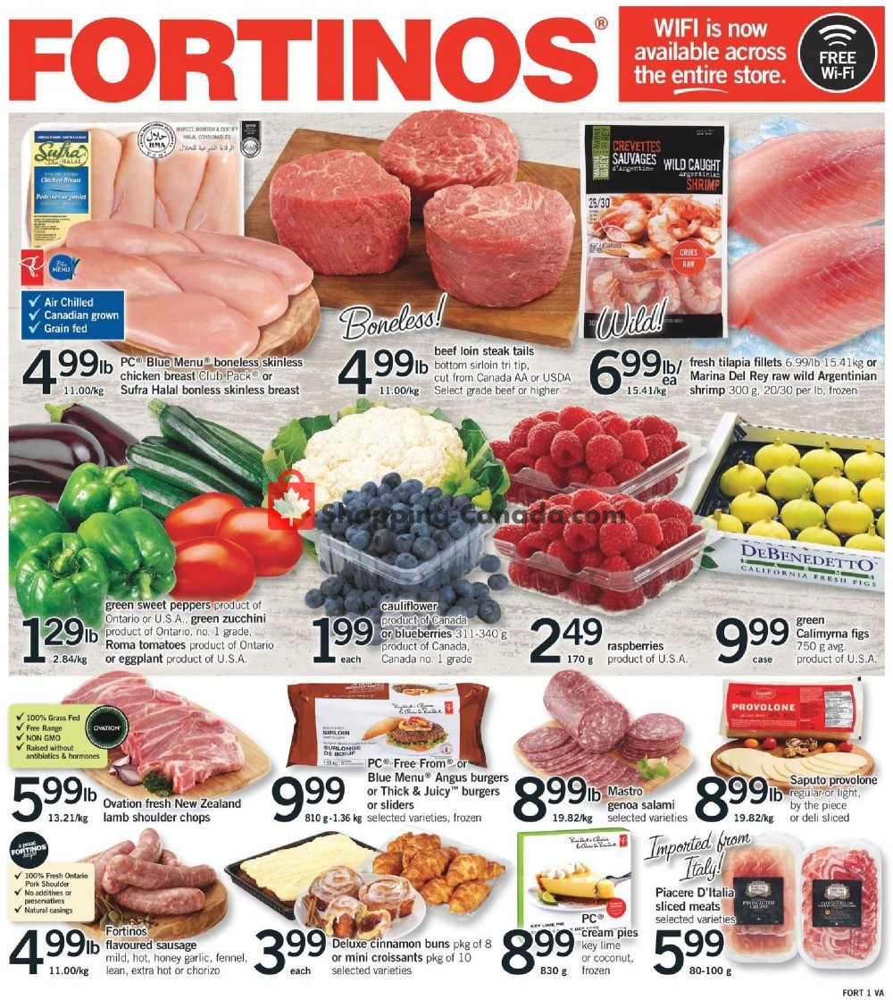 Fortinos flyer from Thursday July 25, 2019 to Wednesday July 31, 2019 - page 1