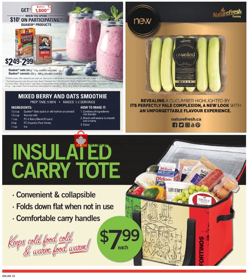 Fortinos flyer from Thursday July 25, 2019 to Wednesday July 31, 2019 - page 19