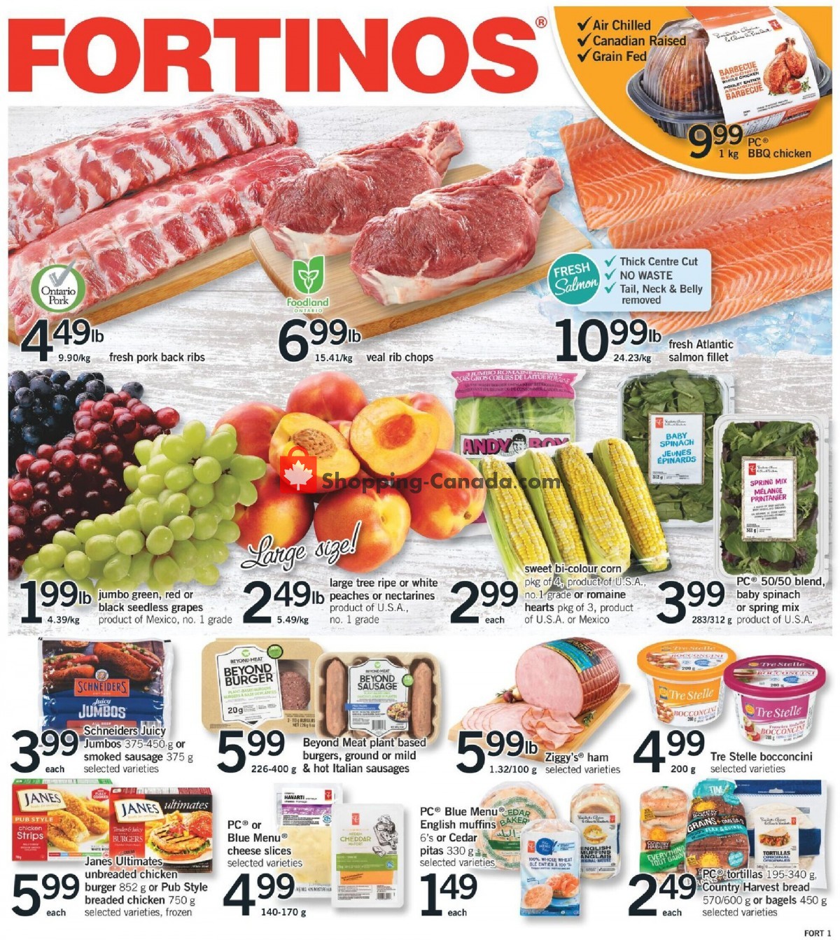 Fortinos flyer from Thursday June 10, 2021 to Wednesday June 16, 2021 - page 1