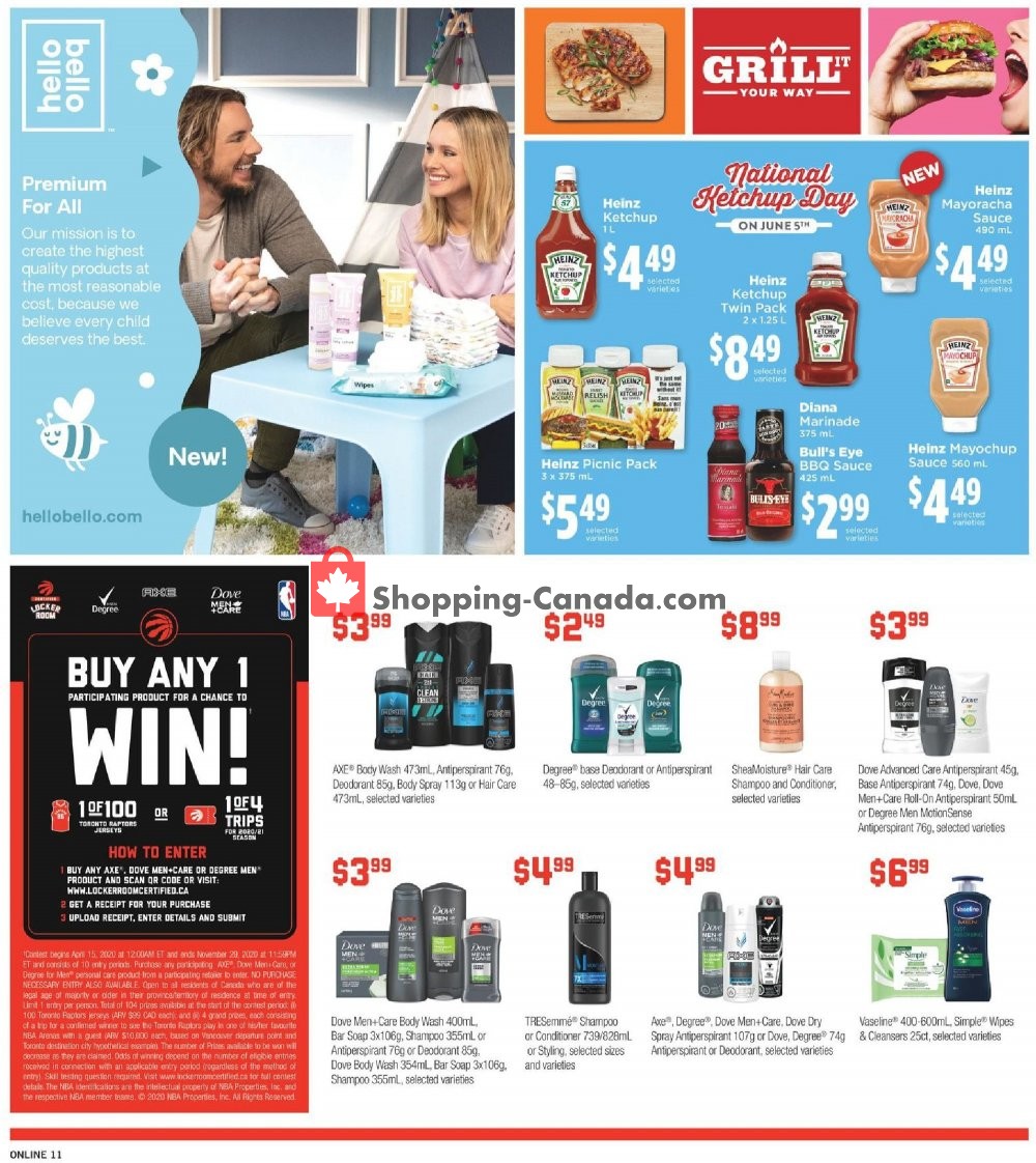 Fortinos flyer from Thursday June 4, 2020 to Wednesday June 10, 2020 - page 11