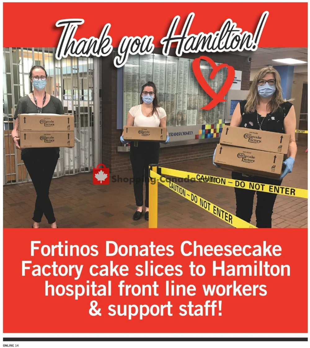 Fortinos flyer from Thursday June 4, 2020 to Wednesday June 10, 2020 - page 14