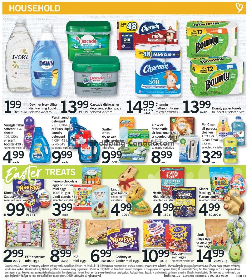 Fortinos flyer from Thursday March 14, 2019 to Wednesday March 20, 2019 - page 14