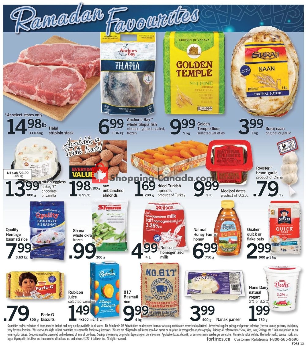 Fortinos flyer from Thursday May 16, 2019 to Wednesday May 22, 2019 - page 14