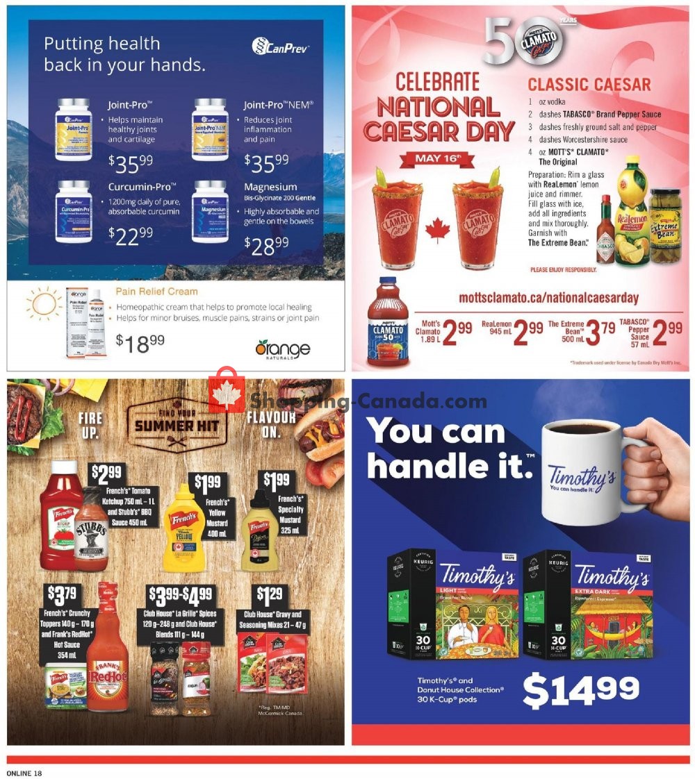 Fortinos flyer from Thursday May 16, 2019 to Wednesday May 22, 2019 - page 18