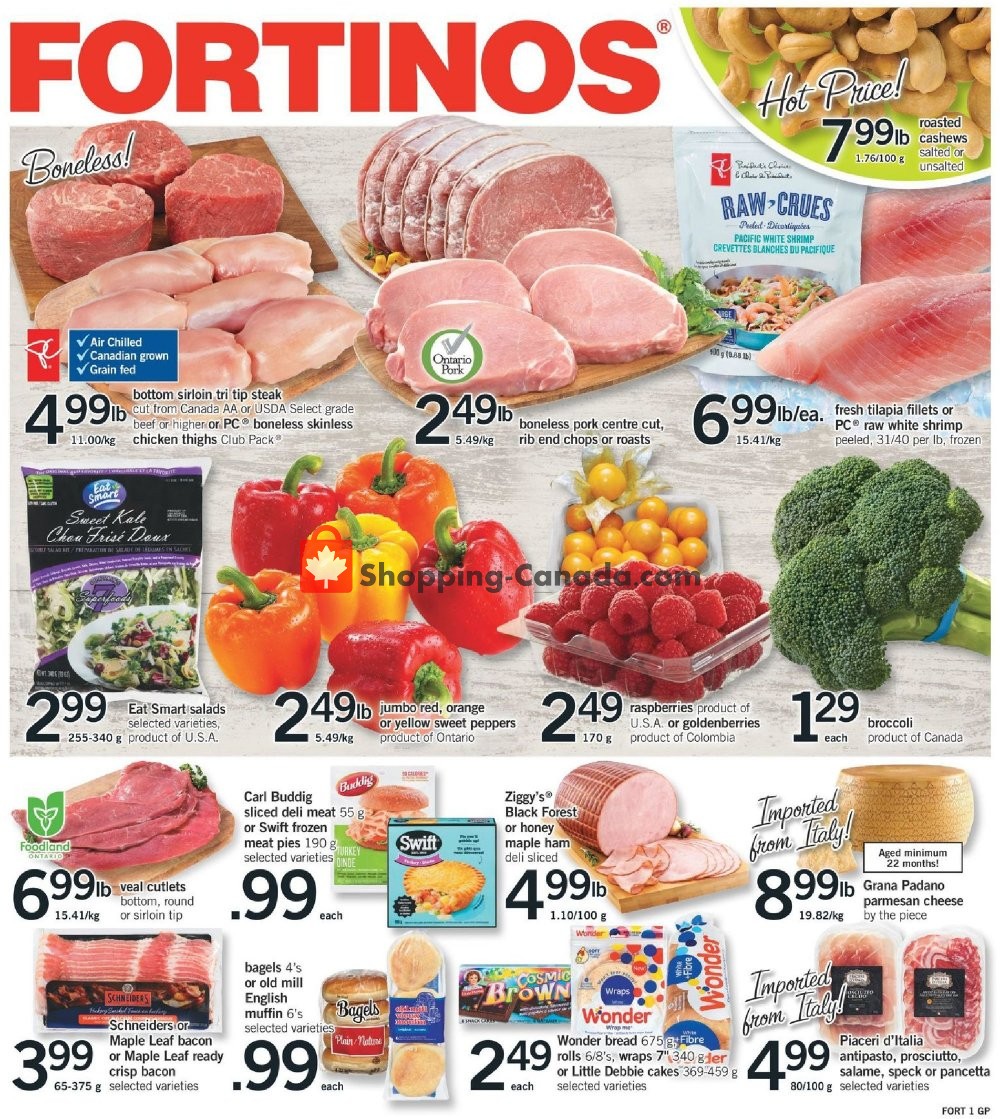 Fortinos flyer from Thursday September 12, 2019 to Wednesday September 18, 2019 - page 1