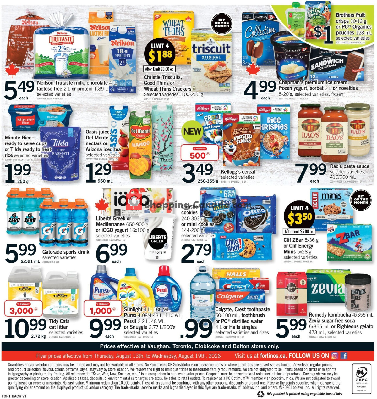Fortinos flyer from Thursday August 13, 2026 to Wednesday August 19, 2026 - page 10
