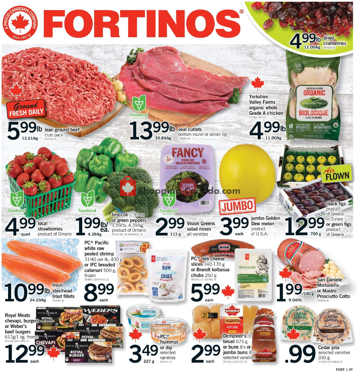 Fortinos flyer from Thursday August 20, 2026 to Wednesday August 26, 2026 - page 1