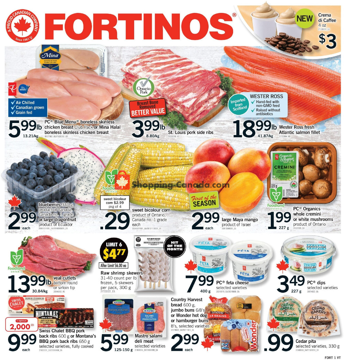 Fortinos flyer from Thursday July 16, 2026 to Wednesday July 22, 2026 - page 1
