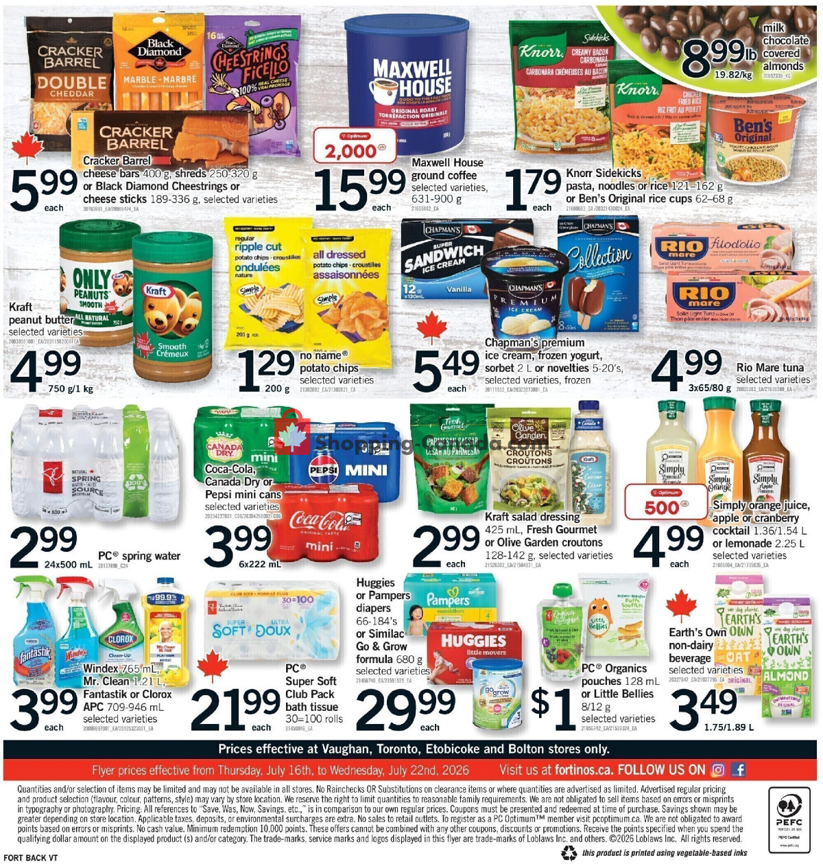 Fortinos flyer from Thursday July 16, 2026 to Wednesday July 22, 2026 - page 26