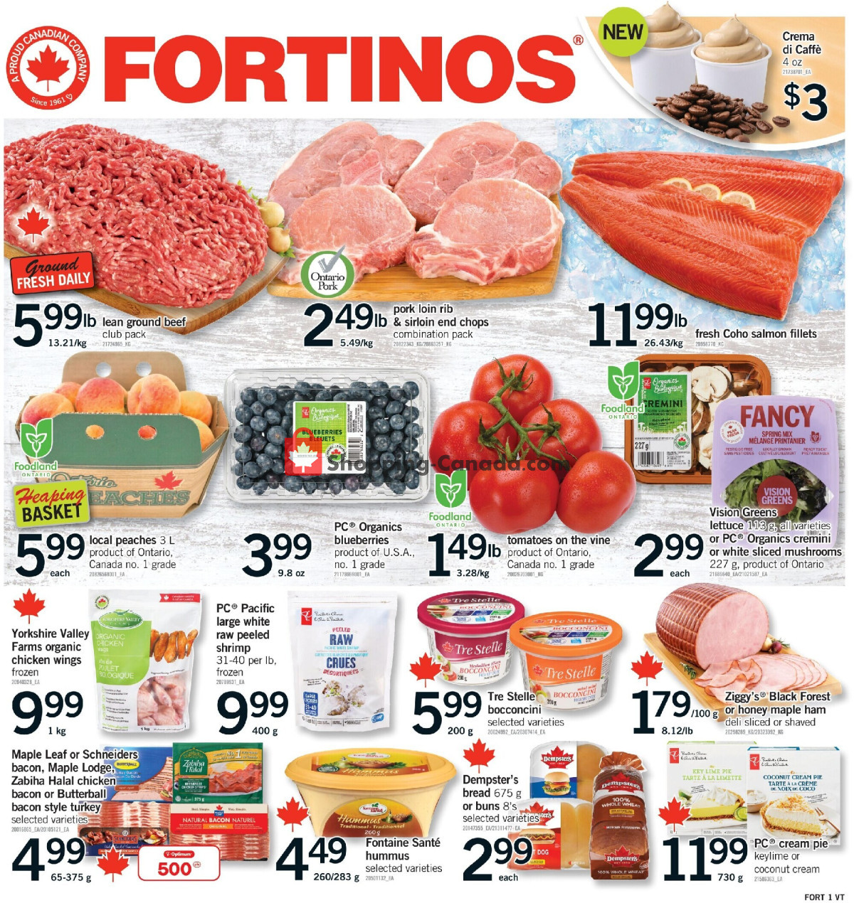 Fortinos flyer from Thursday July 23, 2026 to Wednesday July 29, 2026 - page 1