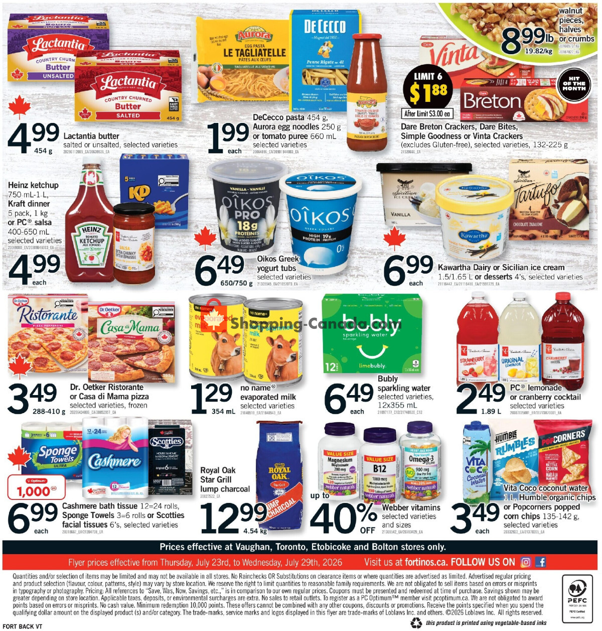 Fortinos flyer from Thursday July 23, 2026 to Wednesday July 29, 2026 - page 2