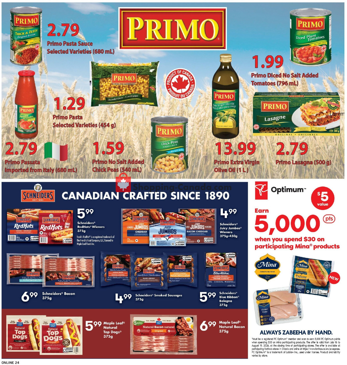 Fortinos flyer from Thursday July 30, 2026 to Wednesday August 5, 2026 - page 24