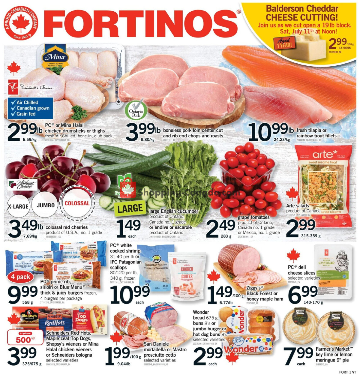 Fortinos flyer from Thursday July 9, 2026 to Wednesday July 15, 2026 - page 1