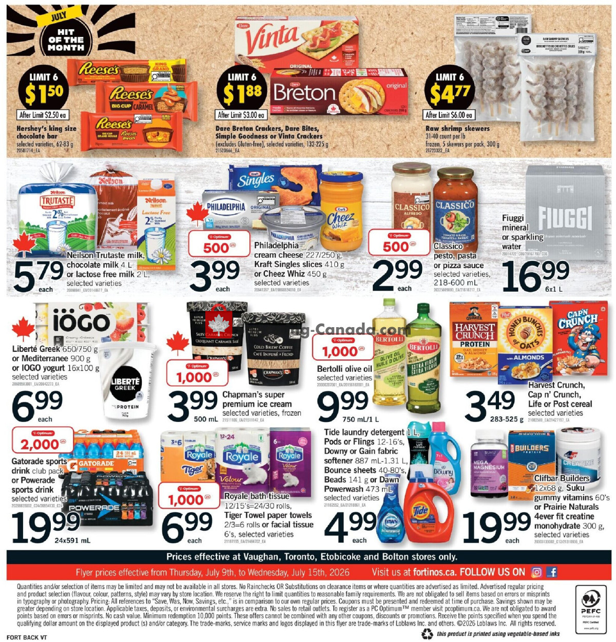 Fortinos flyer from Thursday July 9, 2026 to Wednesday July 15, 2026 - page 2