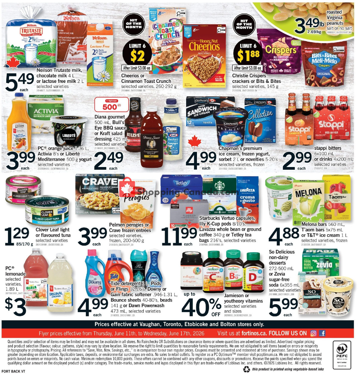 Fortinos flyer from Thursday June 11, 2026 to Wednesday June 17, 2026 - page 2
