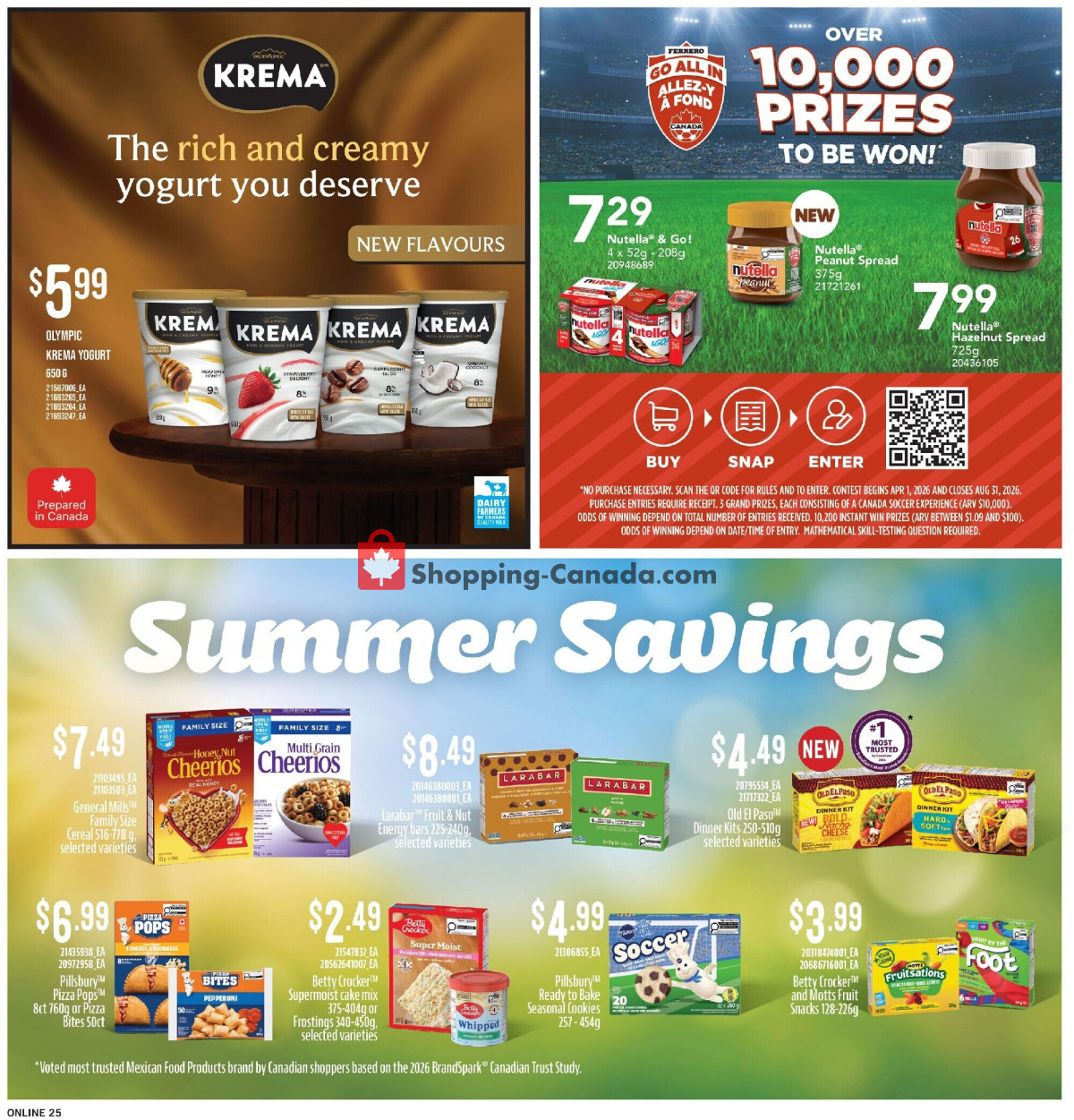 Fortinos flyer from Thursday June 11, 2026 to Wednesday June 17, 2026 - page 25