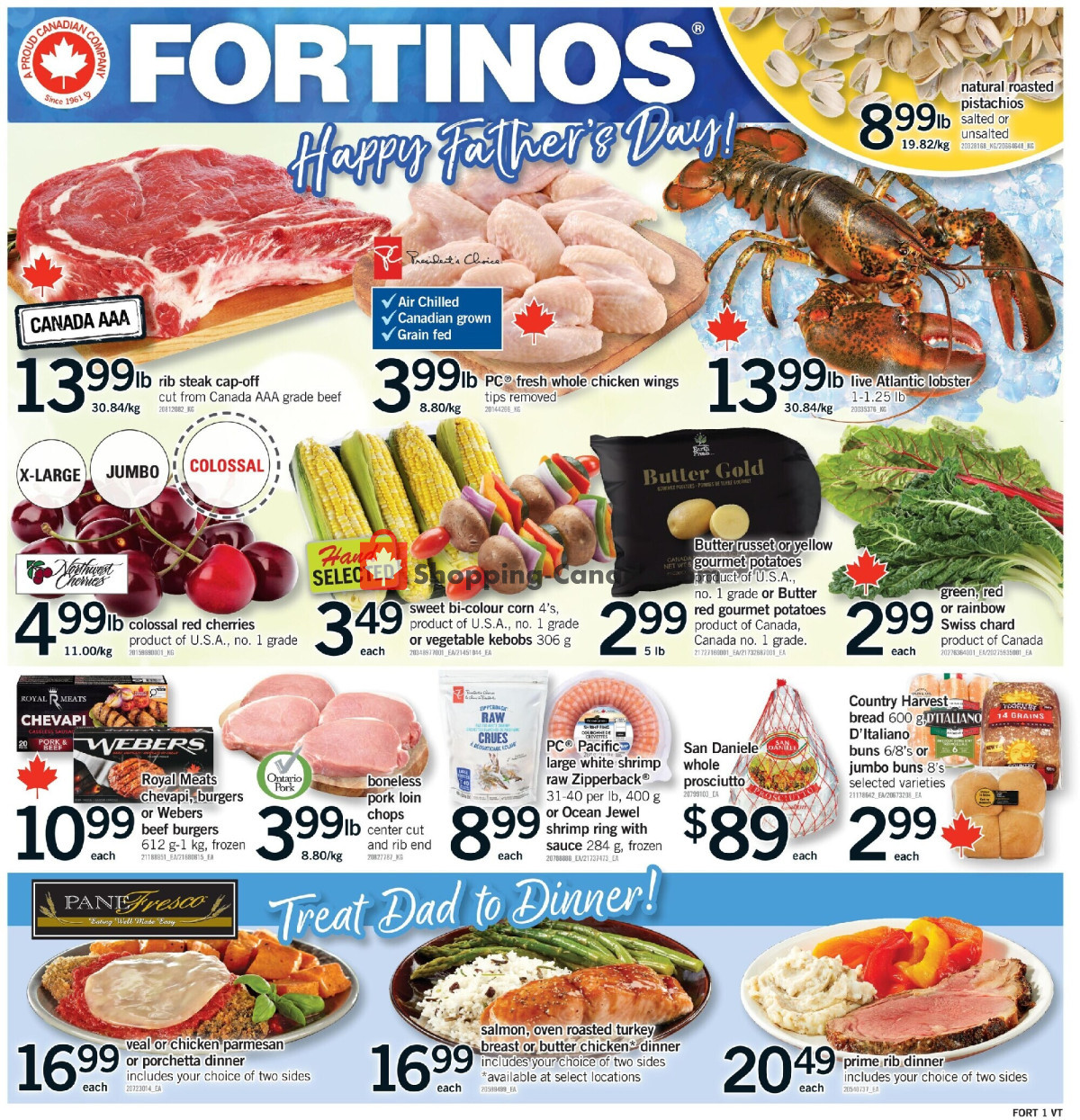 Fortinos flyer from Thursday June 18, 2026 to Wednesday June 24, 2026 - page 1