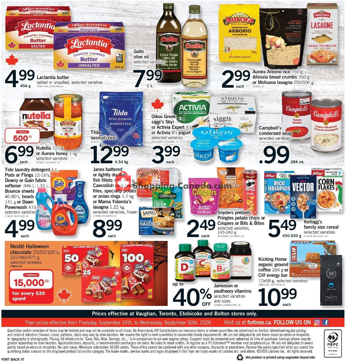 Fortinos flyer from Thursday September 24, 2026 to Wednesday September 30, 2026 - page 16