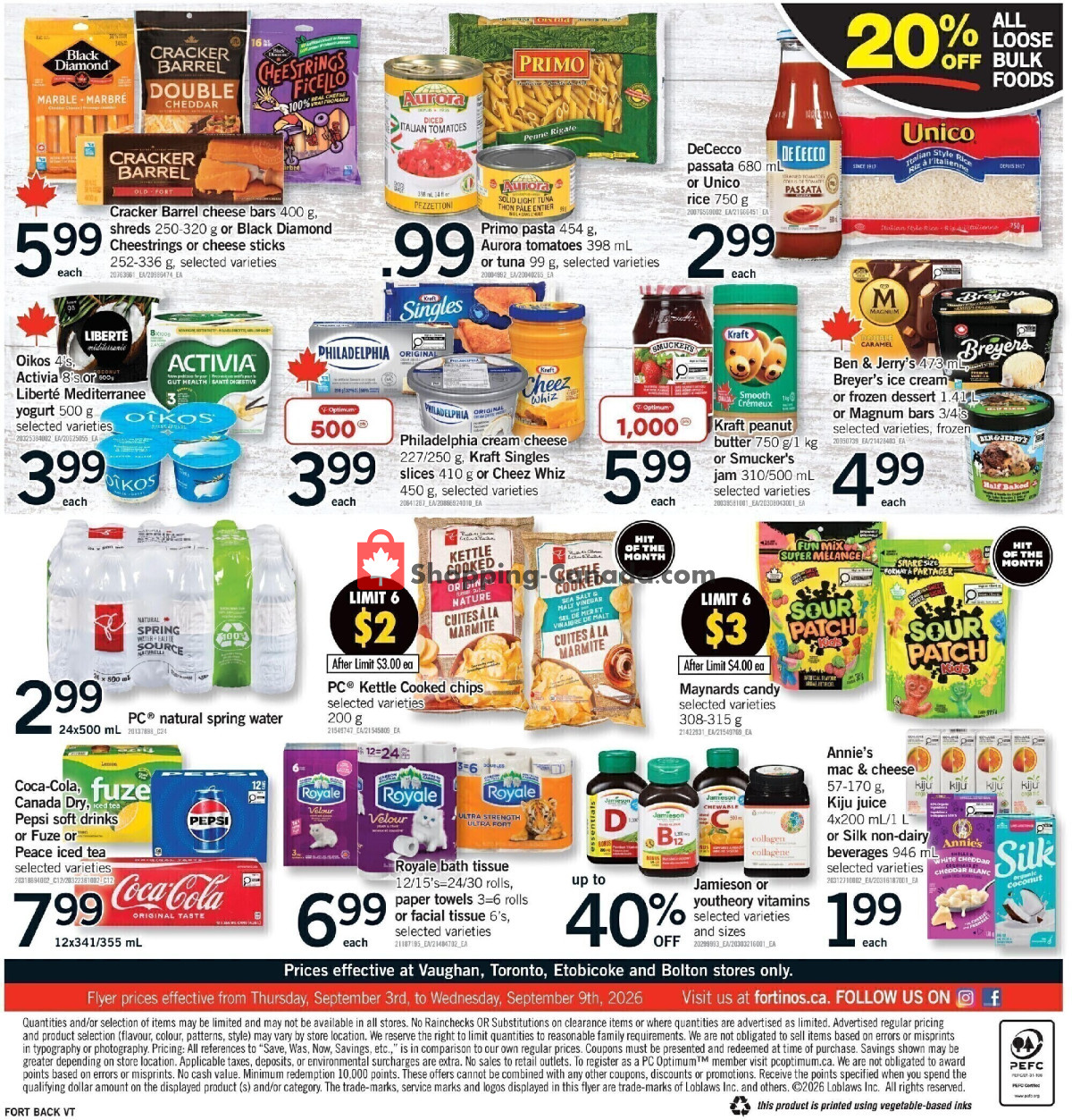 Fortinos flyer from Thursday September 3, 2026 to Wednesday September 9, 2026 - page 32