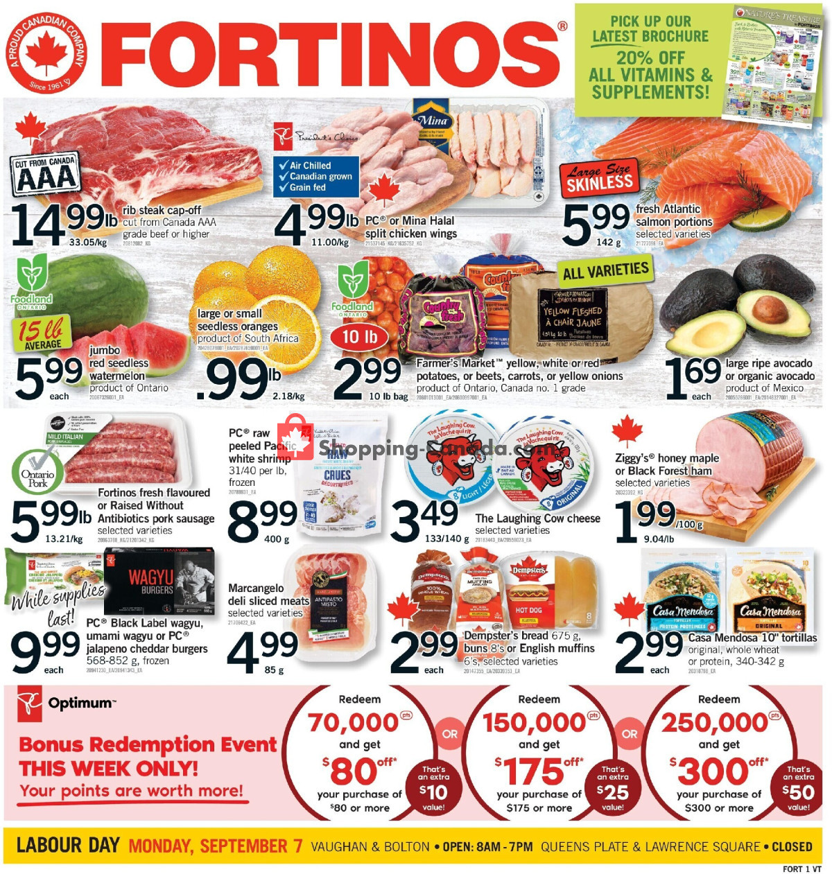 Fortinos flyer from Thursday September 3, 2026 to Wednesday September 9, 2026 - page 5