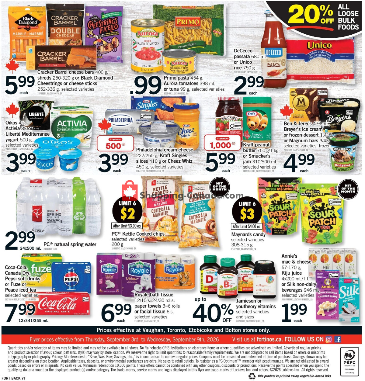 Fortinos flyer from Thursday September 3, 2026 to Wednesday September 9, 2026 - page 8