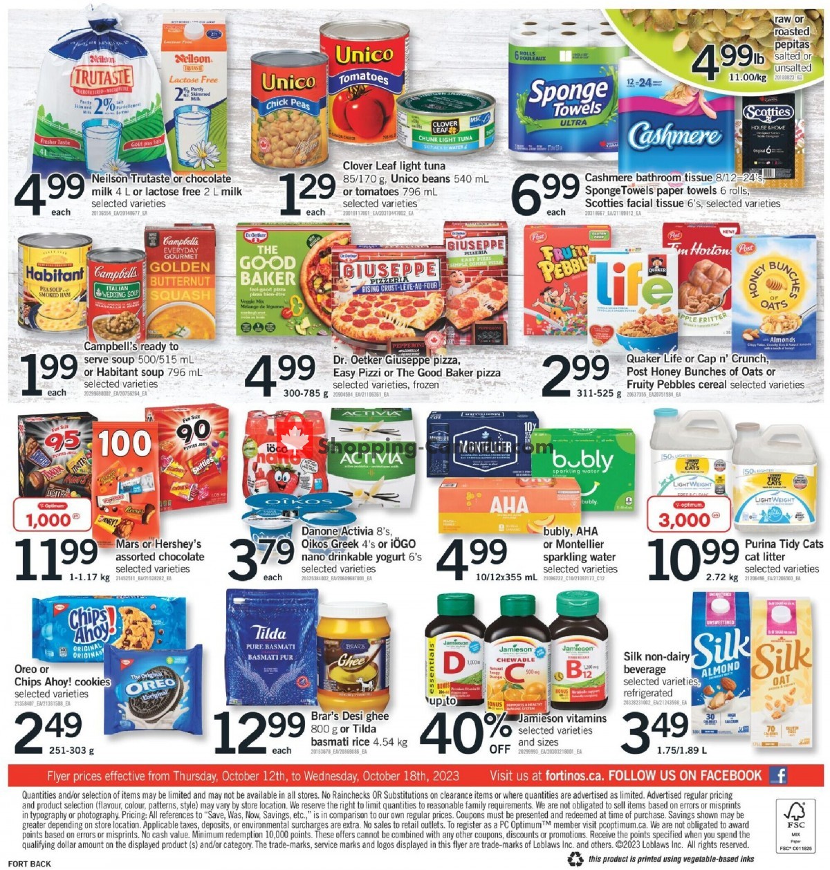 Fortinos flyer from Thursday October 12, 2023 to Wednesday October 18, 2023 - page 2