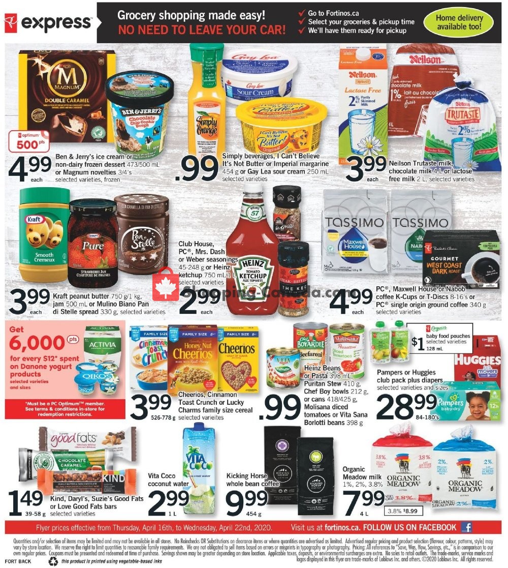 Fortinos flyer from Thursday April 16, 2020 to Wednesday April 22, 2020 - page 2