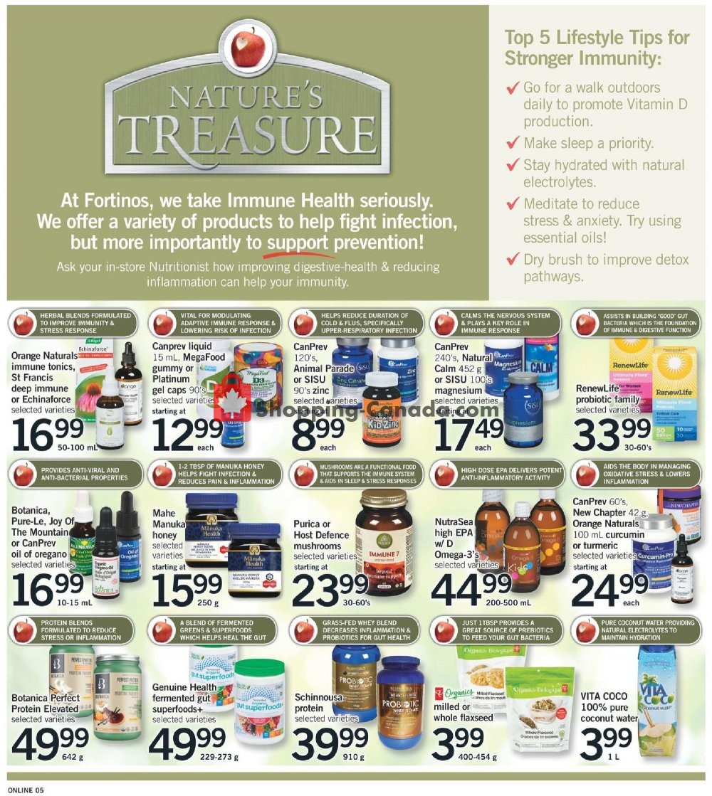 Fortinos flyer from Thursday April 30, 2020 to Wednesday May 6, 2020 - page 5