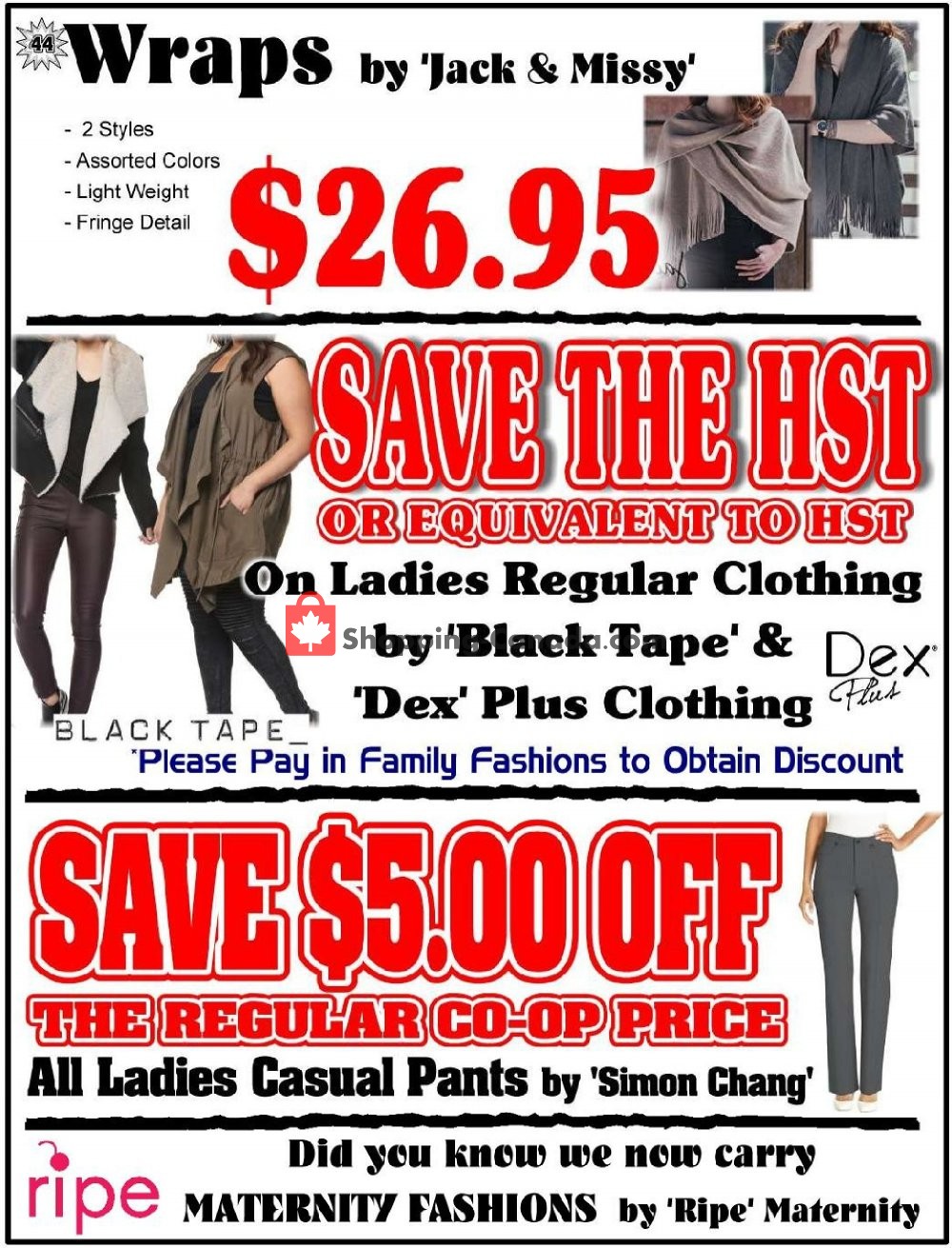 Fredericton Co-op flyer from Friday October 12, 2018 to Thursday October 18, 2018 - page 44