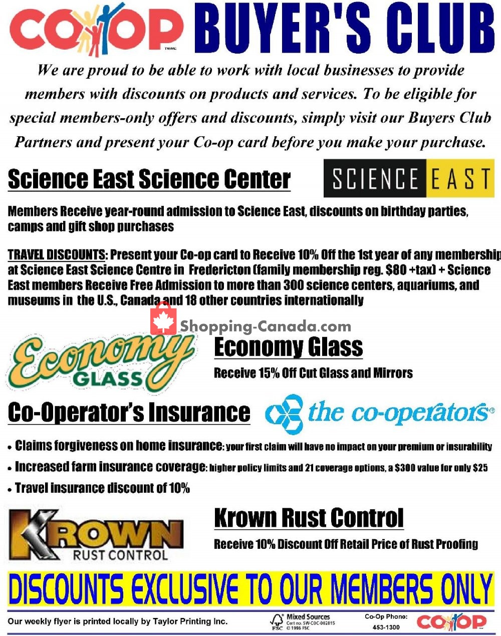 Fredericton Co-op flyer from Thursday March 7, 2019 to Wednesday March 13, 2019 - page 16