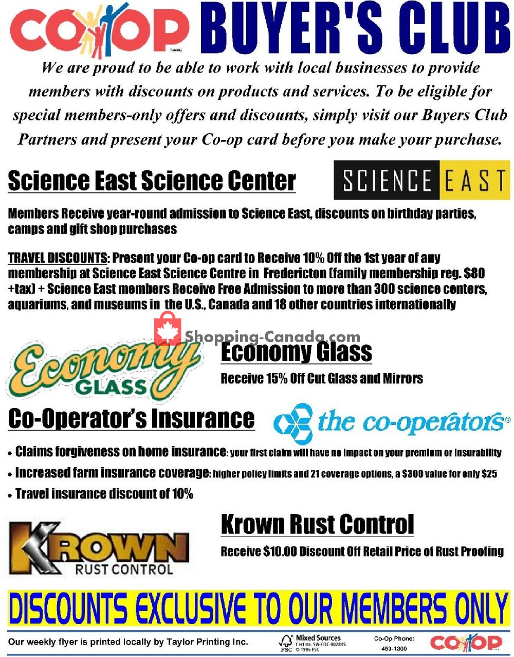 Fredericton Co-op flyer from Thursday August 8, 2019 to Wednesday August 14, 2019 - page 16