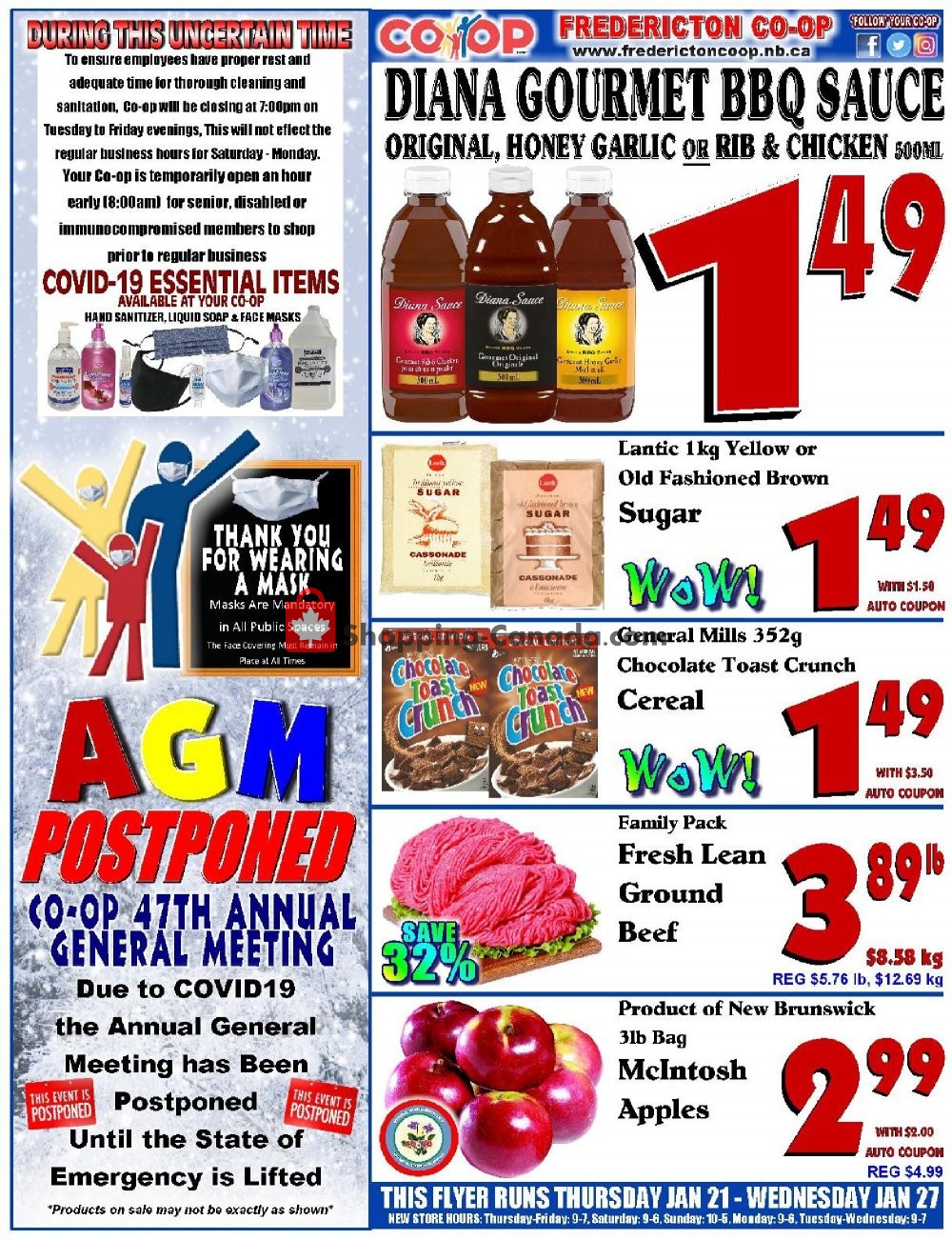 Fredericton Coop Canada, flyer (Special Offer) January 21 January