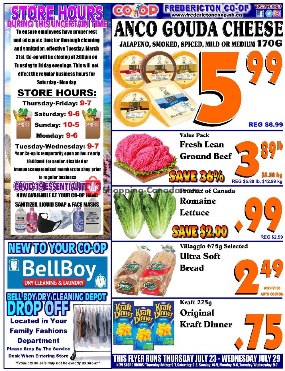 Fredericton Coop Canada, flyer (Special Offer) July 23 July 29
