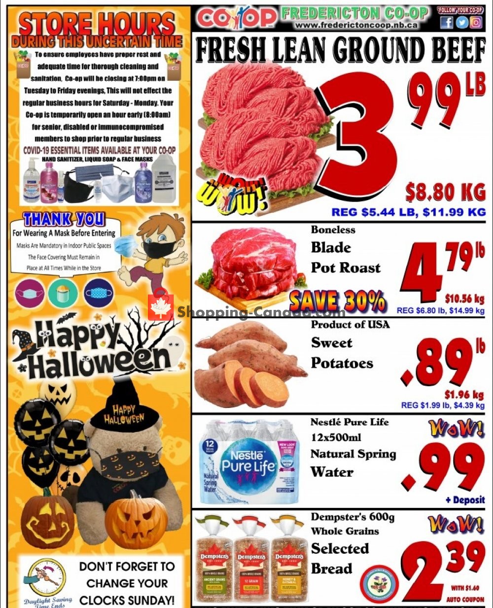 Fredericton Coop Canada, flyer (Special Offer) October 29