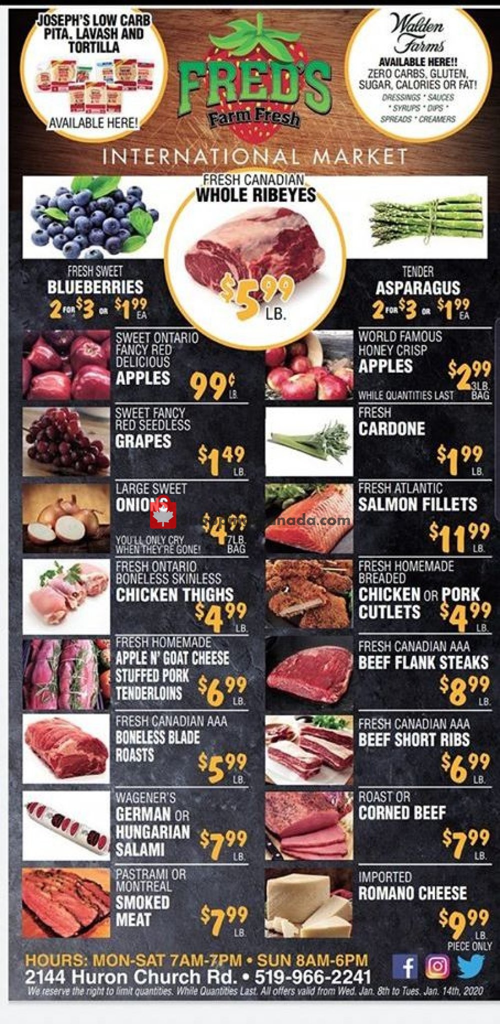 Fred's Farm Fresh flyer from Wednesday January 8, 2020 to Tuesday January 14, 2020 - page 1