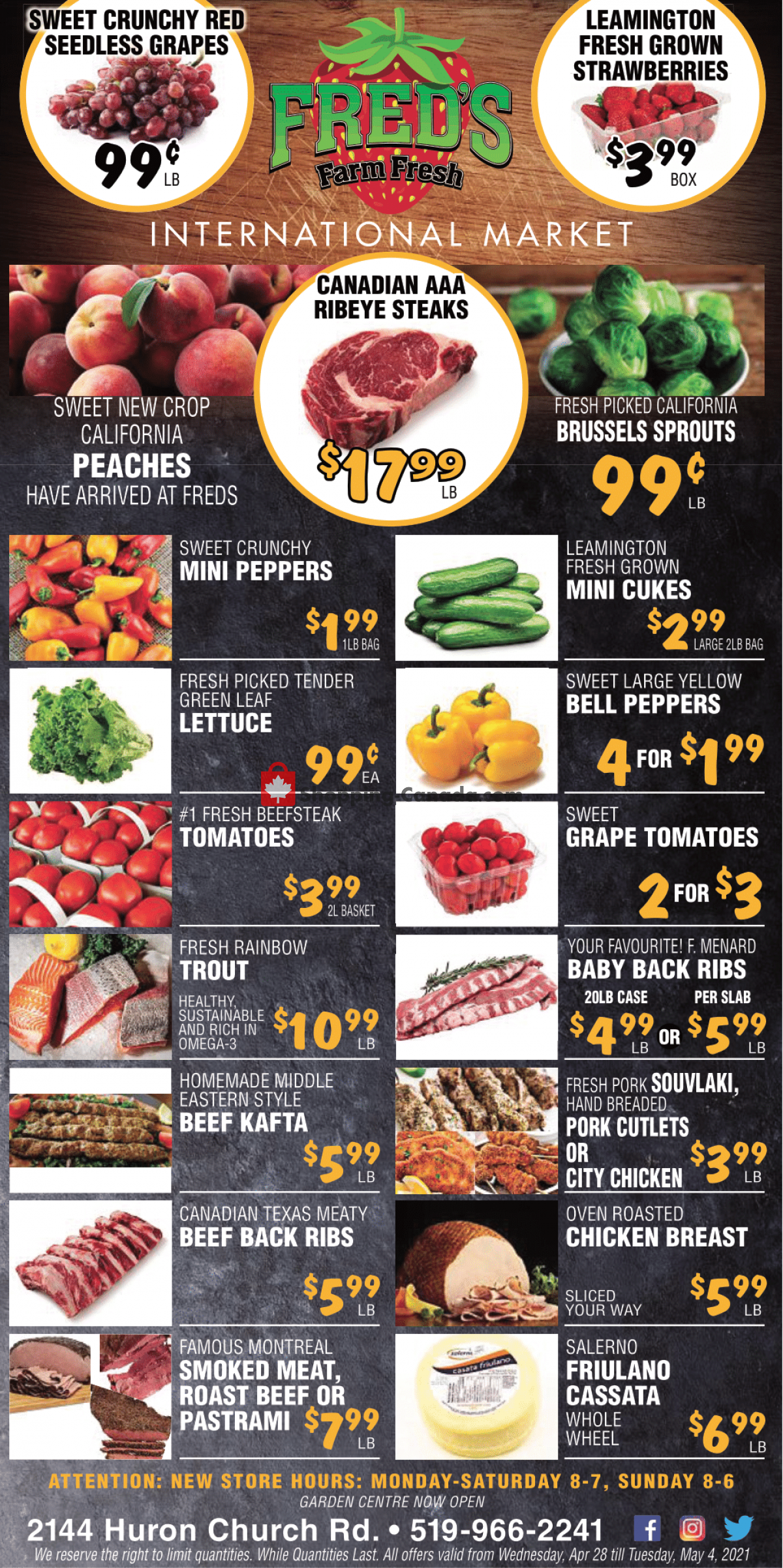 Fred's Farm Fresh flyer from Wednesday April 28, 2021 to Tuesday May 4, 2021 - page 1
